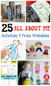 Look no further, we have listed 75 things to do and even better, they're mostly free! 25 All About Me Activities Free Printables All About Me Activities About Me Activities All About Me Preschool Theme