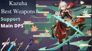 Any weapon that raises kazuha's elemental mastery will be a great choice. Best Weapons For Kazuha Genshin Impact Youtube