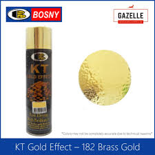 Bosny Kt Gold Effect Spray Paint 182 Brass Gold