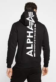 Is a nice place to work. Alpha Industries Back Print Hoody Kapuzenpullover Black Schwarz Zalando De