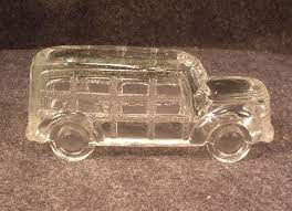 Vintage Clear Glass Candy Container Woody Wagon Car Glass Candy Candy Containers Woody Wagon