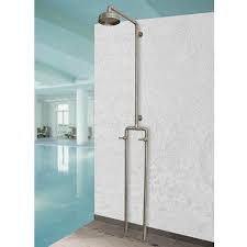 Oil rubbed bronze outdoor shower fixture. 1040 Outdoor Shower System Sinks Gallery