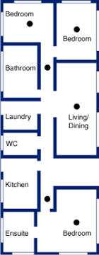 Correct placement on ceilings, walls, kitchen, near ceiling fans, return air registers. Installing Smoke Alarms
