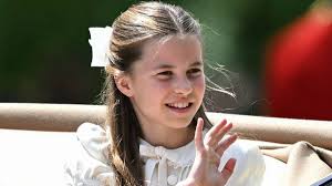 Tall Princess Charlotte looks so cool in flared jeans and It-girl trainers