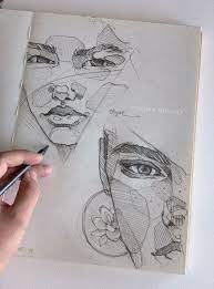 Art Gallery Aesthetic Girl 63 Ideas Practice Drawing Faces Aesthetic Art Sketch Book