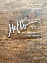 Custom design business cards without a hitch. Customized Clear Business Cards Business Cards Business Cards For Bloggers Graphic Design Business Card Clear Business Cards Business Cards Creative