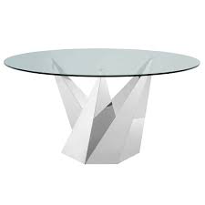 Round glass dining table speak a lot about you as an individual and as a family. Modern Dining Tables Follett Dining Table Eurway