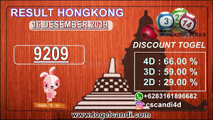 Result Hongkong Pools 16 Desember 2019 Kelinci Desember Shio