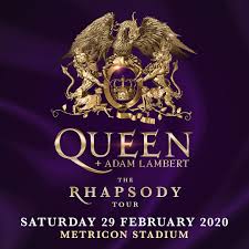 Queen Adam Lambert The Rhapsody Tour 2020 Metricon Stadium