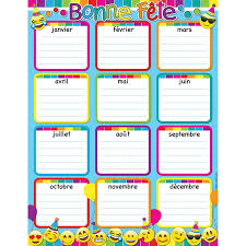 Fr Bday Chalkboard Dry Erase Gl 45 Smart Chart Surface 17x22