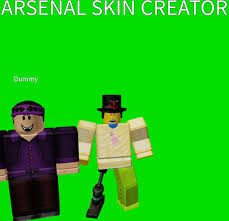Made A Arsenal Skin Based On Purple Guy Roblox Arsenal