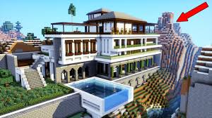 Minecraft made a massive impact on the world of gaming. Mansion Large Modern Mansion Minecraft Modern House Novocom Top