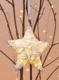 Weihnachtsstern ø 15 Cm Led Warmweiß Stern Weiß