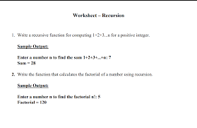 This is the worksheet for understanding how to calculate the factorial value for a given number. Iibzelqzv50tem