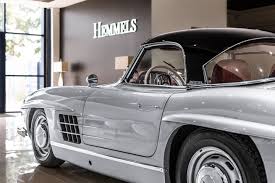 Mercedes Benz 300 Sl In The Hemmels Showroom Mercedes Benz Classic Benz Mercedes Benz