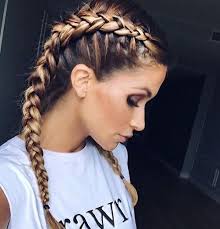 French braid hairstyles have been around for as far back as we can remember. Szjg Folytatas Antai Kelemen Ikrek Hair Styles Plaits Hairstyles Warm Blonde Hair