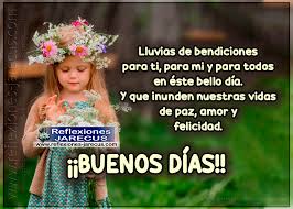 Maybe you would like to learn more about one of these? Buenos Dias Bendiciones