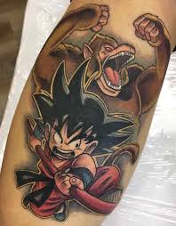 #shorts dragon ball z tattoo Dragon Ball And Dragon Ball Z Tattoos The Best Anime And Manga Inspired Arts 1 Blendup Tattoos