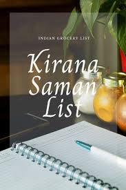 Hey google show me my grocery list. Kirana Saman List For Monthly Grocery In India Sprout Monk