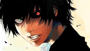 He has pale skin, too. Hd Wallpaper Anime Tokyo Ghoul Re Angry Black Hair Blue Eyes Boy Haise Sasaki Wallpaper Flare