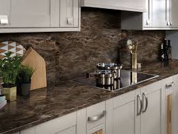 Bushboard Antique Paladina Slimline Worksurface Hob And Midway Splashback All In Glaze Texture Bushboard Laminate Kitchen Worktops Kitchen Worktop Kitchen
