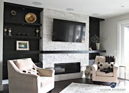 Brick fireplace living rooms decorations ideas 01. Kylie M Interiors How To Update Your Fireplace 5 Easy Update Ideas