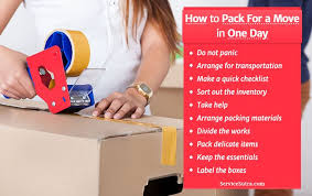 Moving In A Hurry Here S How To Pack For A Move In One Day Packing To Move Moving Hacks Packing Moving Packing