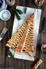 2 cans (8 oz each) pillsbury® refrigerated crescent dinner rolls, 1 pkg (8 oz) cream cheese, softened, 1/2 cup sour cream, 1 teaspoon dried dill weed, 1/8 teaspoon garlic powder, 3 cups finely chopped assorted vegetables. Puff Pastry Christmas Tree Appetizer Del S Cooking Twist