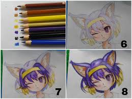 Drawing sailor dress by 7 easy ways! Anime Drawing Using Color Pencil Bestpencildrawing