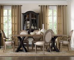 Tynecastle brown rectangular extendable leg dining table. Hooker Furniture Corsica 5280 75216 2x5180 75402 4x75412 Rectangle Pedestal Dining Table Set With Oval Back Chairs Dunk Bright Furniture Dining 7 Or More Piece Sets