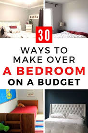 If you are looking to upgrade your bedroom without spending a ton of cash, here are some great inexpensive ideas to complete this makeover. 30 Diy Bedroom Makeover Ideas And Easy Updates On A Budget Kids Bedroom Makeover Cheap Bedroom Makeover Small Bedroom Makeover