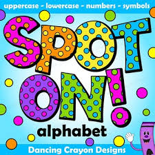✓ free for commercial use ✓ high quality images. Polka Dot Alphabet Clip Art Bulletin Board Letters By Dancing Crayon Designs