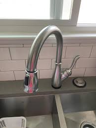 Delta faucet 9178t ar dst kitchen sink faucet. Delta Leland Touch2o R Kitchen Faucet 14 88 In Arctic Stainless 9178t Ar Dst Rona