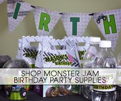 There are 845 monster party jam for sale on etsy, and they cost $10.33 on average. Monster Jam Grave Digger Truck Party Supplies