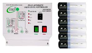 Water level indicator indicates the level of the water present in the tank. Fully Automatic Water Level Controller And Indicator With Up And Down Tank Sensor With 1 Year Warranty Amazon In Industrial Scientific
