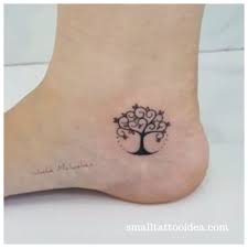 36 Small Tree Tattoos Foot Tattoos Tree Tattoo Foot Tattoos