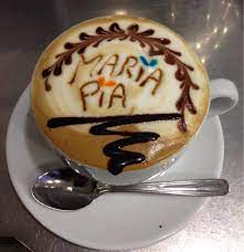 Maria Pia Cappuccino Caffe Buon Onomastico
