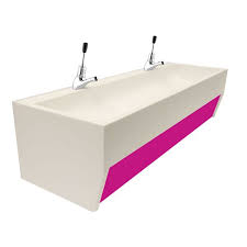 pre school solid surface wash troughs