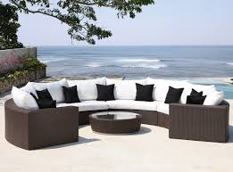 Malai Half Moon Lounger Luxdeco Com Luxury Wicker Furniture Luxury Garden Furniture Wicker Patio Furniture