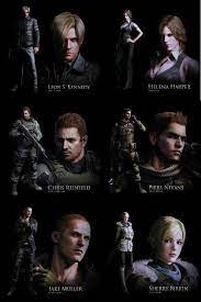Capcom Releases Resident Evil 6 Poster Shows Off The Game S Cast Resident Evil Movie Resident Evil 5 Resident Evil