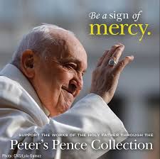 Today's second collection is for Holy Father's Peter Pence Collection, a  gesture of solidarity through which every member of the faithful can  participate in the activity of the Pope as Pastor of