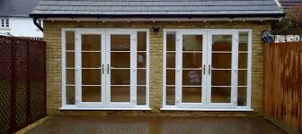 Some materials can't be repaired easily, like composite or wood. Windows Doors To Replace Garage Doors Garage Door Design Converted Garage Garage Conversion