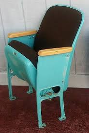 Vintage Mid Century Modern Single Art Deco Movie Theater Seats Theater Seating Movie Theatre Seats Theater Chairs