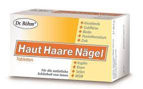 dr bohm haut haare nagel tabletten 60 st haare und nagel vitamine nahrstofferganzung
