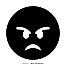 Black Angry Emoticon Angry Emoticon Emoticon Angry Emoji