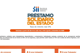 El préstamo solidario se podrá solicitar al servicio de impuestos internos (sii), a contar del con este préstamo se podrá acceder a un máximo de 3 cuotas, pero si además el interesado accedió al. Sii Habilita Prestamo Solidario Del Estado Para La Clase Media Chocale