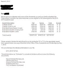 Https Secure Media Collegeboard Org Collegeplanning Media Pdf Sample Financial Aid Award Letters Pdf