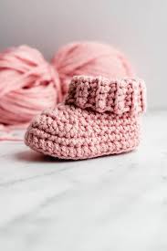 Babies are always in need of new socks, shoes, and booties, but what's even better than buying the cute ones at the store? Classic Crochet Baby Booties With Folded Cuff Free Pattern Sarah Maker