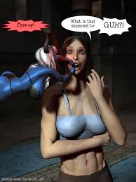 ovidius naso в X: „Futa 1: Alternate version where the Imp gives Laras  body some extra firepower, it seems something is sneaking out of her  shorts! Suggested by an FA user. All