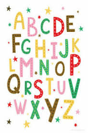Details About Zt1504 Abc Alphabet Chart Kids Education English Language Silk Poster Art Decor
